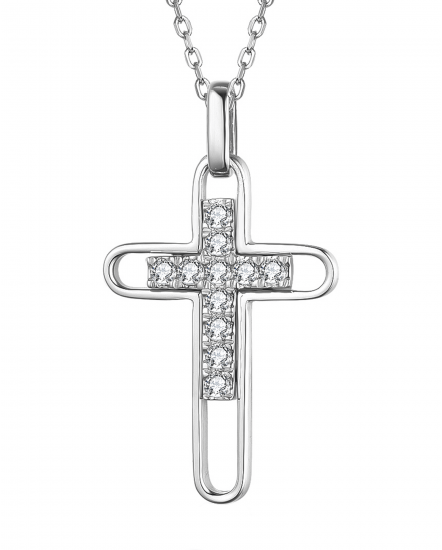 CROSS DIAMOND PENDANT (TP2417)